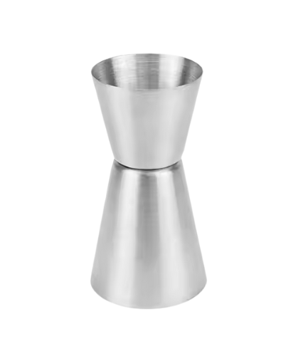 Bean Bliss Stainless Steel Peg Measure | Double-Sided Cocktail Jigger | Bar Tool for Drink Measurement | Size: 30ml & 60ml