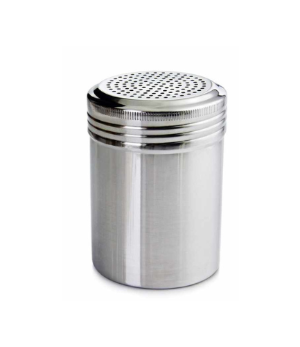 Bean Bliss Stainless Steel Coarse Mesh Cocoa Shaker – Powder Duster for Coffee, Baking & Toppings