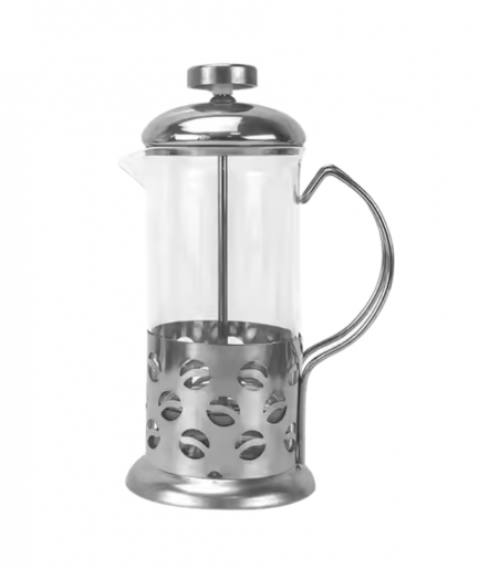 Bean Bliss French Press Coffee Maker – 350ml Durable Stainless-Steel Body for Rich, Flavorful Brewing