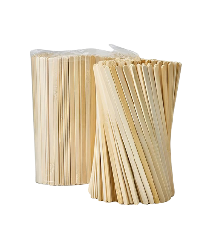 Bean Bliss Eco-Friendly Wooden Coffee Stirrer Sticks – Pack of 500 | Premium Disposable Stirrers for Coffee, Tea, Cocktails and Other Beverages | Durable Wooden Mixing Sticks for Hot and Cold Drinks