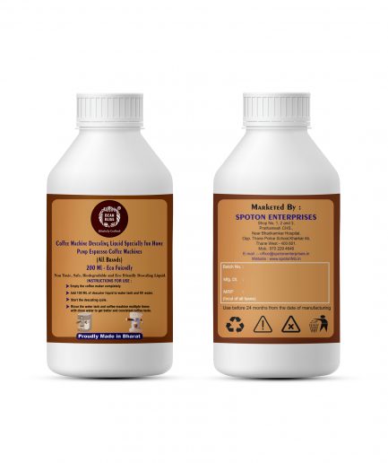 Bean Bliss Eco-Friendly Descaling Liquid for Pump Espresso Coffee Machines 200ml | Powerful Descaling Solution for All Machines | Prevents Malfunctions | Ensures Peak Performance