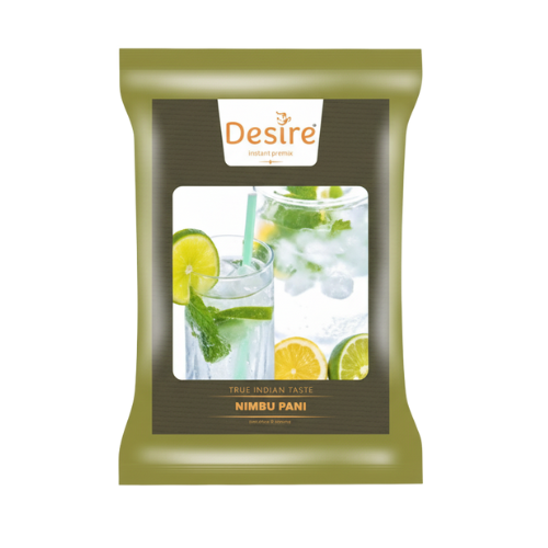 Desire Nimbu Pani Premix Pack of 1kg - Instant Tangy Lemon Drink for Refreshment