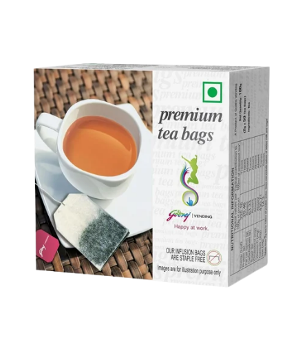 Godrej Premium Tea Bag Box Pack of 100 Bags – A Rich and Aromatic Tea Experience in Every Bag