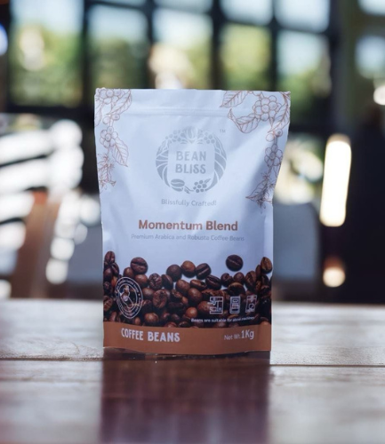 Bean Bliss Momentum Coffee Beans Blend : Smooth & Balanced Medium Roast for a Perfect Brew
