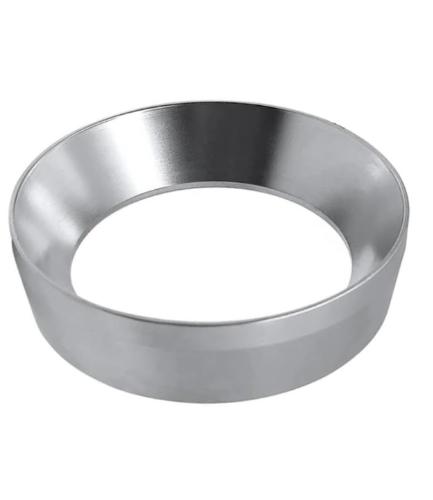 Bean Bliss 54mm Dosing Ring for Espresso Portafilter – Aluminum Coffee Grounds Funnel No Spill Accessory – Wide Open Design for Precise Tamping and Clean Workflow