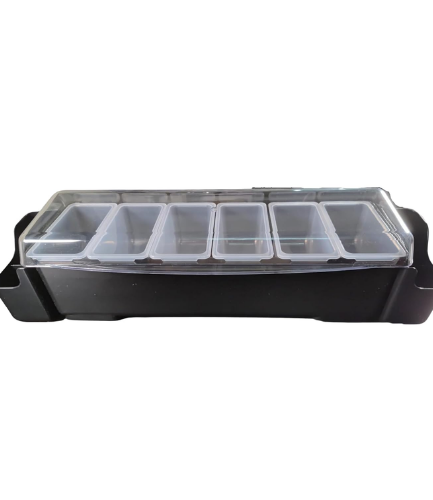Bean Bliss 12 Compartment Food Grade Storage Box with Lid for Spice & Condiment – Durable Organizer for Masala, Seasonings, Pizza Toppings – Ideal for Home, Cafes, Restaurants, Hotels & Catering
